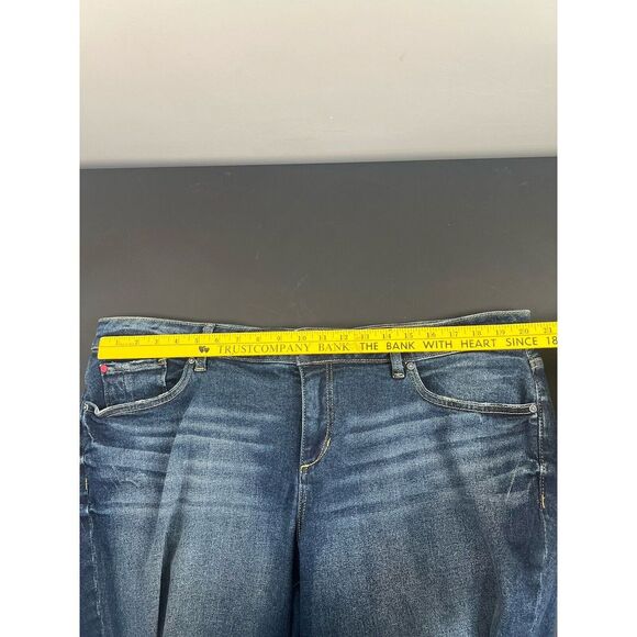 SLINK Curvy Cropped Jeans Size Distressed Size 20 - Picture 7 of 16